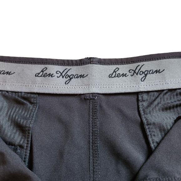Ben Hogan black mens casual performance golf  shorts - Picture 4 of 9